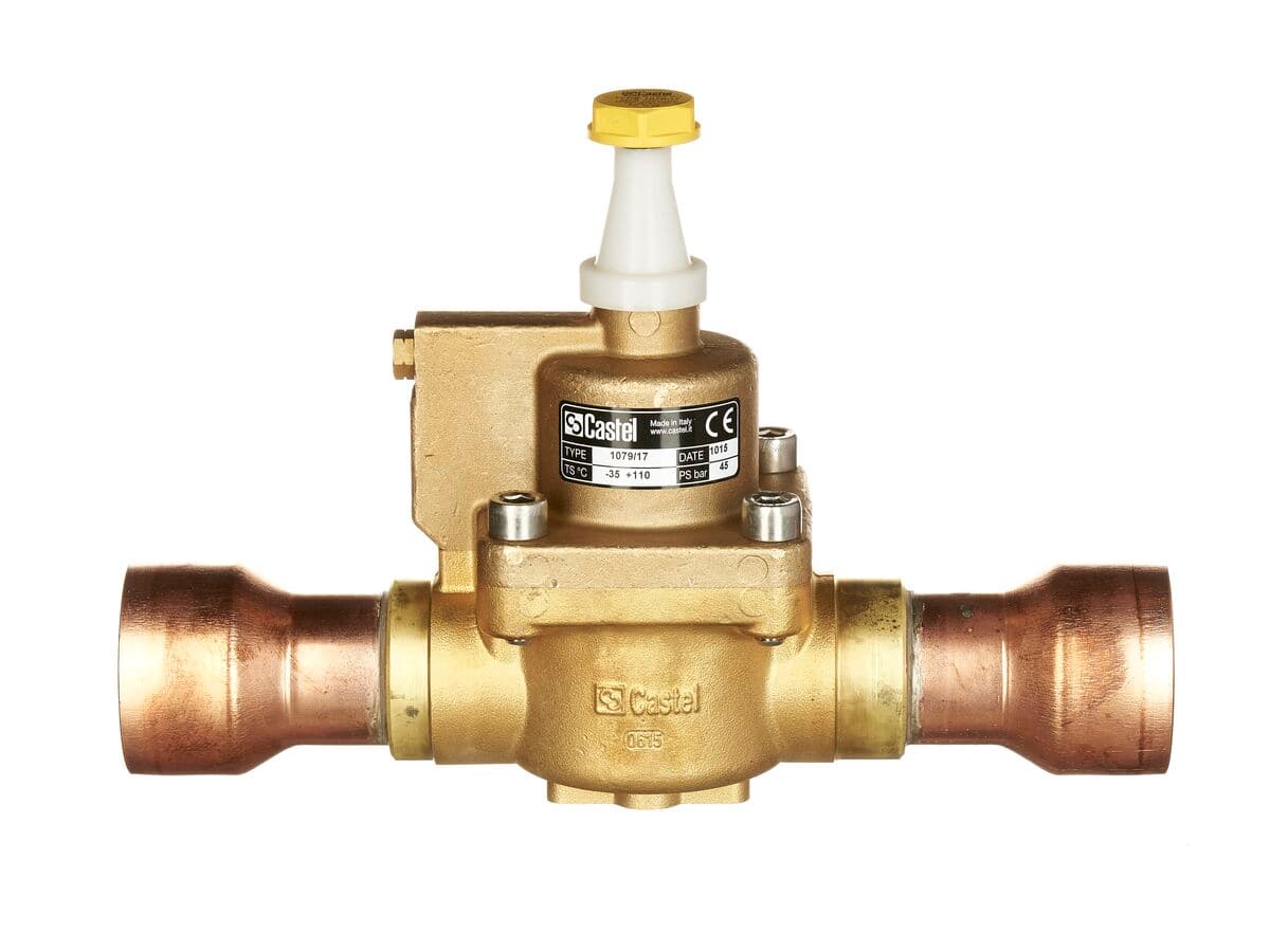 Castel Solenoid Valve 2 1/8″ Solder 1079/17A7