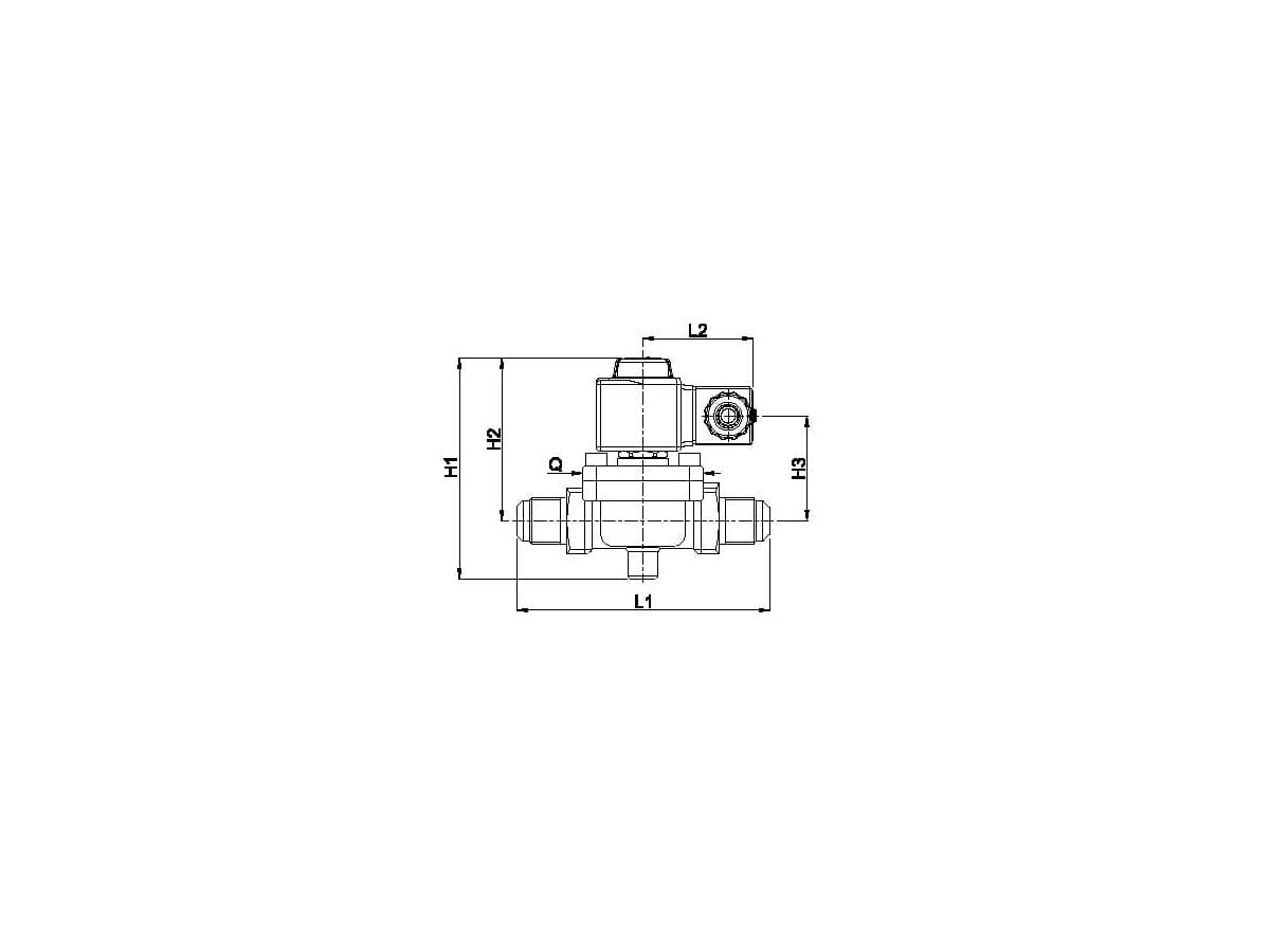 Castel Solenoid Valve 3/4″ Flared 1090/6A7