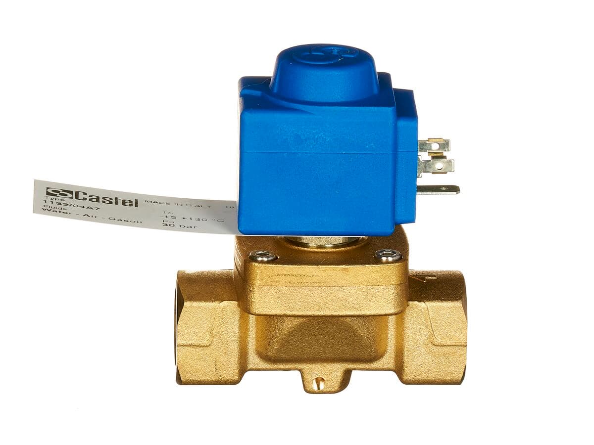 Castel Water Solenoid Valve 1/2″ 1132/4A7