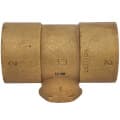 2″ x 2″ x 1″ C x C x F Cast Brass Tee (Lead Free)