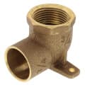 3/4″ CxF Cast Brass 90-Degree Drop Ear Elbow (Lead Free)
