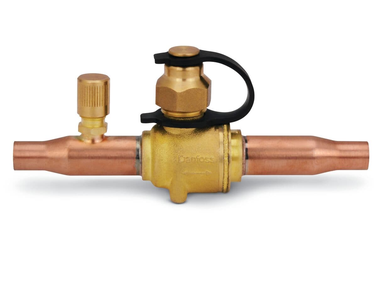 Danfoss Ball Valve With Access Port 2 5/8″ Solder Connection 009L7066