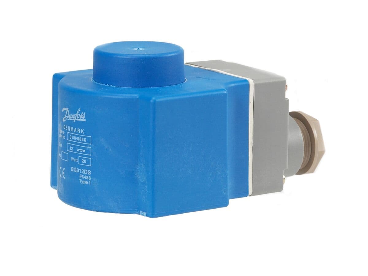 Danfoss Solenoid Coil 12V DC 20W 018F6856