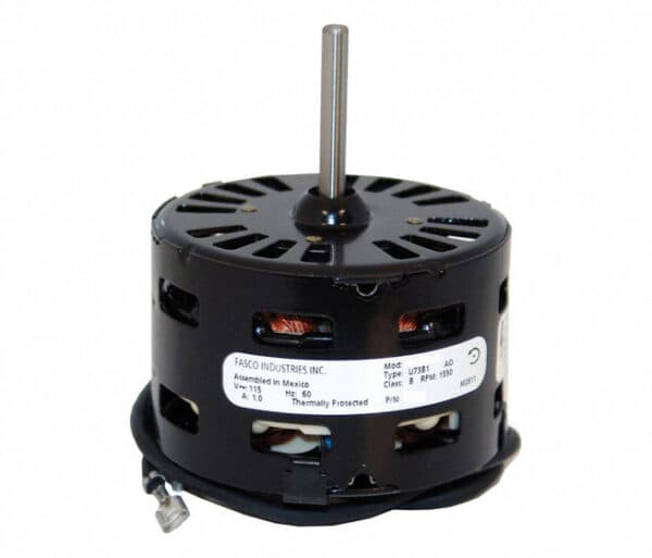 Fasco D105 Motor | 1/37 hp 1500 RPM CCW 3.3″ Diameter 115 Volts