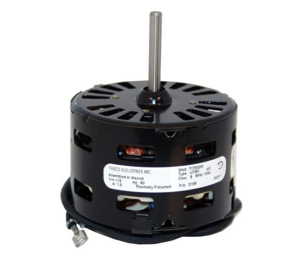 Fasco D106 Motor | 1/40 hp 1500 RPM CCW 3.3″ Diameter 115 Volts
