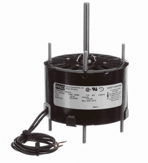 Fasco D121 Motor | 1/70 hp 1500 RPM CCW 3.3″ Diameter 115 Volts