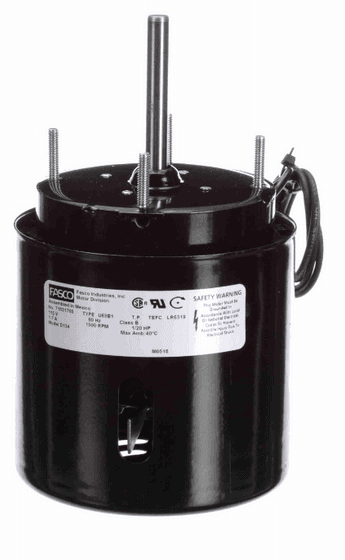 Fasco D134 Motor | 1/25 hp 1500 RPM CW 3.9″ Diameter 115 Volts