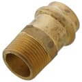 3/4″ Copper Press x MIP DZR Brass Transition Adapter (Lead Free)