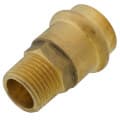 3/4″ x Copper Press x 1/2″ MIP DZR Brass Transition Adapter (Lead Free)