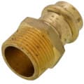 3/4″ x Copper Press x 1″ MIP DZR Brass Transition Adapter (Lead Free)