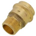 1″ Copper Press x 3/4″ MIP DZR Brass Transition Adapter (Lead Free)