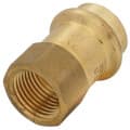 1/2″ Copper Press x 3/8″ FIP DZR Brass Transition Adapter (Lead Free)
