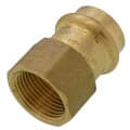 3/4″ Copper Press x FIP DZR Brass Transition Adapter (Lead Free)