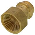 3/4″ Copper Press x 1″ FIP DZR Brass Transition Adapter (Lead Free)