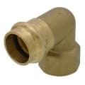 3/4″ Copper Press FIP Forged DZR Brass Transition Elbow (Lead Free)