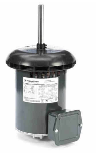 K1404 Marathon 3/4 hp 3-phase 200-230/460V 1140 RPM Open 48Z Frame Canopy Condenser Fan Motor