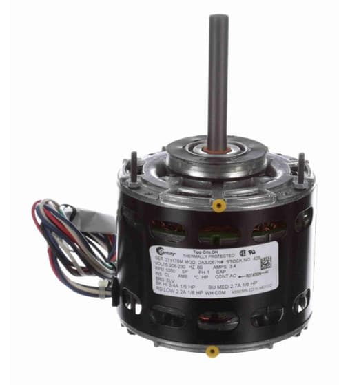 Model 429 Century 1/5 hp 1050 RPM 3-Speed CW 5″ Diameter 208-230V Century # 429