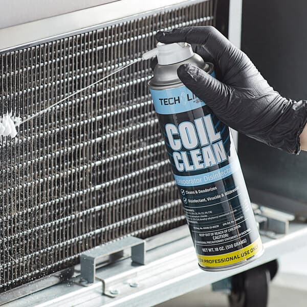 Noble Chemical Tech Line 18 oz. No Rinse Ready-to-Use Aerosol Evaporator Coil Cleaner and Disinfectant / Deodorizer