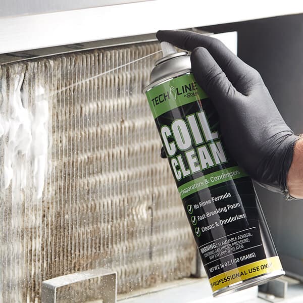 Noble Chemical Tech Line 18 oz. No-Rinse Ready-to-Use Foaming Evaporator / Condenser Aerosol Coil Cleaner
