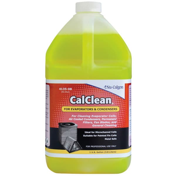 Nu-Calgon 4135-08 1 Gallon CalClean Evaporator and Condenser Cleaner – 4/Case