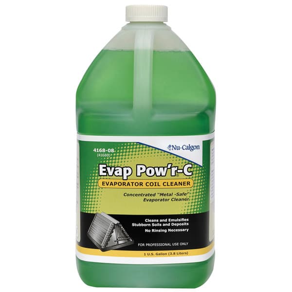 Nu-Calgon 4168-08 1 Gallon Evap Pow’r-C Evaporator Coil Cleaner – 4/Case