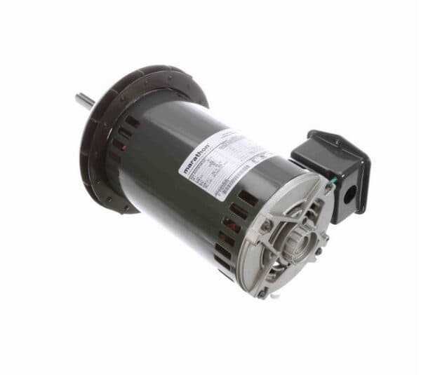 P196 Marathon 1 hp 575V 1075 RPM OPAO 48Z Frame Canopy Condenser Fan Motor
