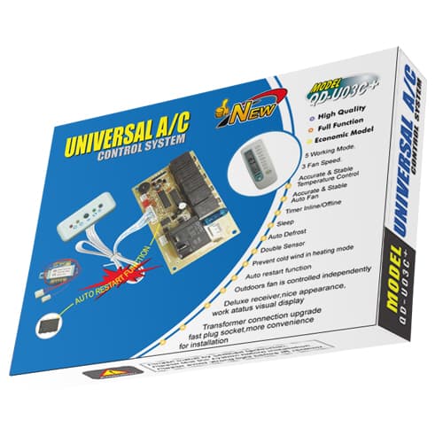 QD-UO3C Universal Air Conditioner PCB Board with AC Remote Control System