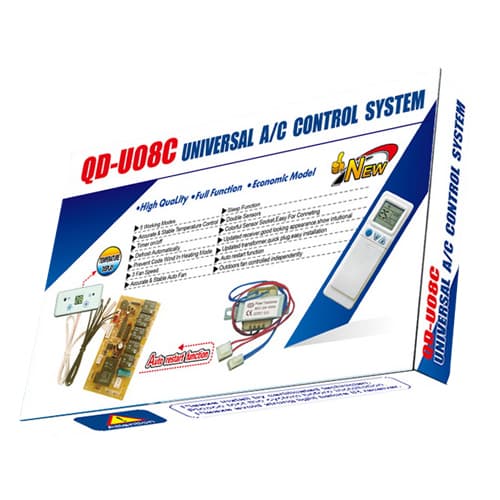 QD-U08C Universal Air Conditioner PCB Board with AC Remote Control System