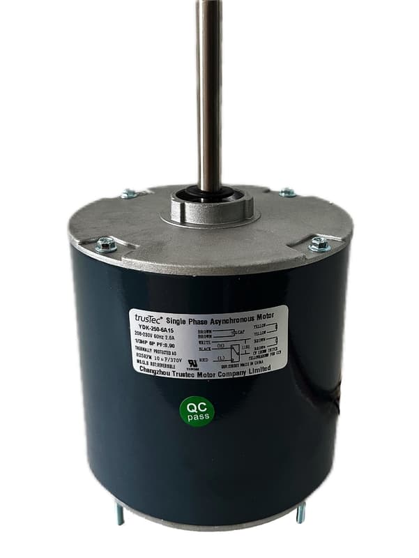 Reversible Rotation AC Motor 1/3HP 825RPM 6P Condenser Fan Motor YDK-250-6A15