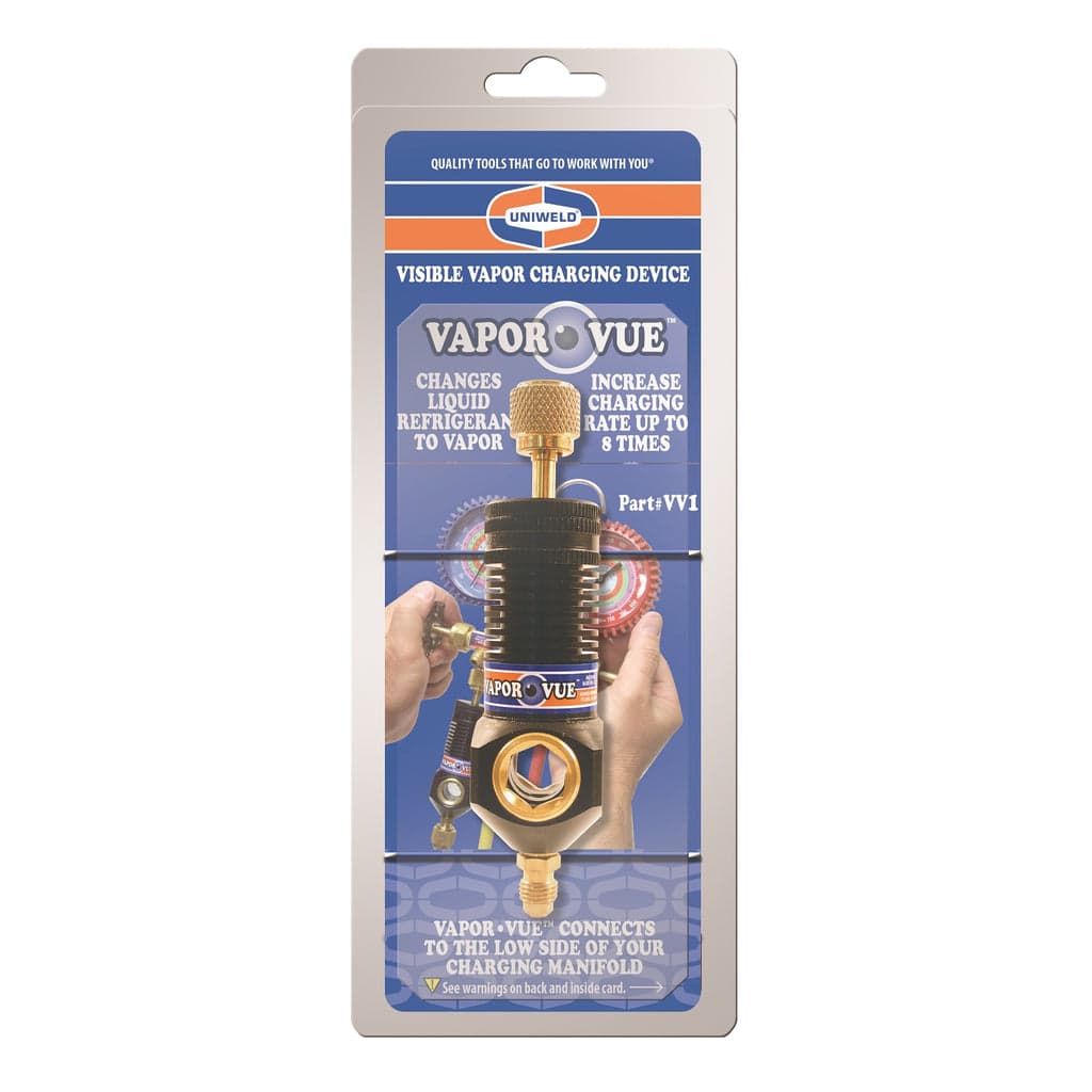 Uniweld VV1 Vapor Vue® Visible Vapor Charging Device with 1/4″ Flare Fitting