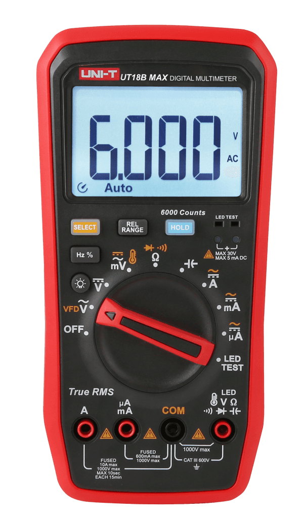 UT15B/17B/18B Max True RMS Digital Multimeters – UNI-T Meters | Test & Measurement Tools and Solutions