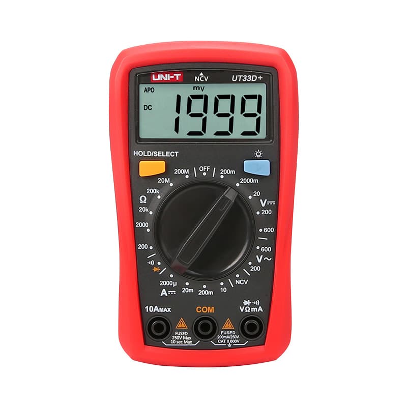 UT33+ Series Palm Size Multimeters – UNI-T Meters | Test & Measurement Tools and Solutions