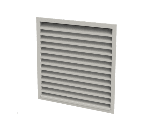 Weather Louvre 300×300 – Mill Finish