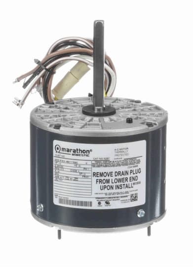 X297 Marathon 1/3 hp 208-230V 1075 RPM TEAO Shaft Down 48Z Frame Condenser Fan Motor