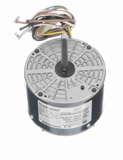 X443 Marathon 1/2 hp 208-230V 1075 RPM OPAO Shaft Down 48Z Frame Condenser Fan Motor