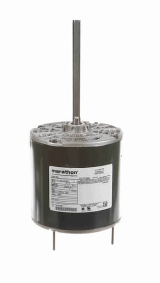X444 Marathon 3/4 hp 208-230V 1075 RPM OPAO Shaft Down 48Z Frame Condenser Fan Motor