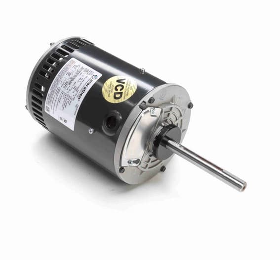 X502 Marathon 1 hp 3-phase 200-230/460V 1075 RPM OPAO 56Y Frame Condenser Fan Motor