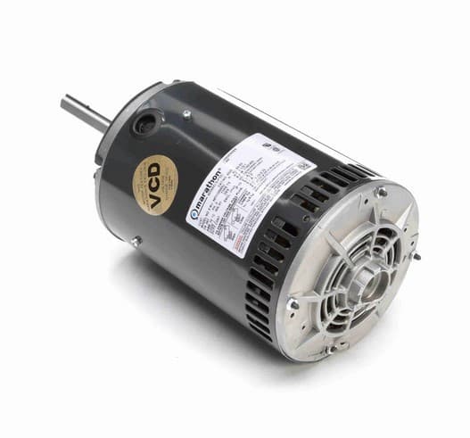 X503 Marathon 1 1/2 hp 3-phase 200-230/460V 1075 RPM OPAO 56Y Frame Condenser Fan Motor