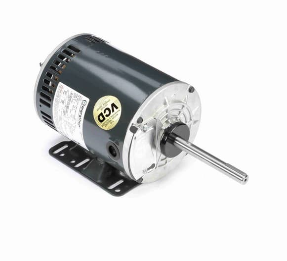 X513 Marathon 1 hp 3-phase 208-230/460V 1075 RPM OPAO 56HZ Frame Condenser Fan Motor