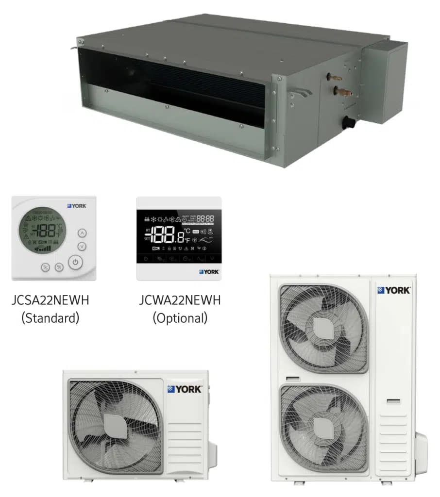 York Large Capacity 3.0 Ton Ducted Air Conditioner