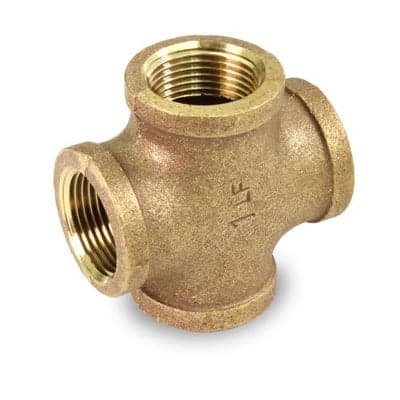 2" Cast Brass Cross Lead Free
