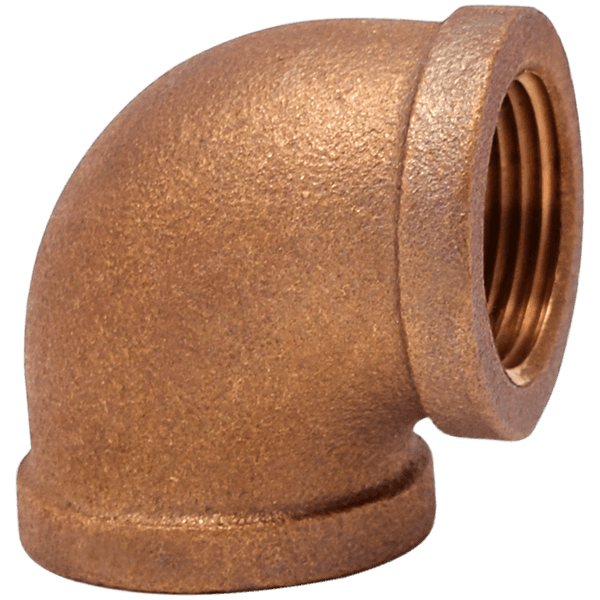 2" FIP Brass 90 Degree Elbow Lead Free